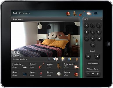  (Apartamento André Fernandes). Control interface