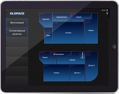  (Private residence). Control interface