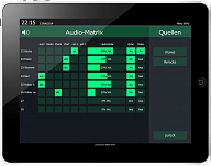 iRidium-based project (My Smarthome). Control interface