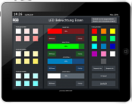 iRidium-based project (My Smarthome). Control interface