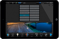 iRidium-based project (Villa Montem Capere ). Control interface