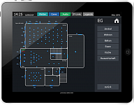 iRidium-based project (My Smarthome). Control interface
