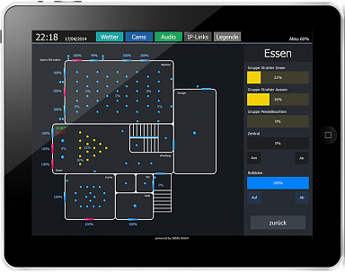  (My Smarthome). Control interface