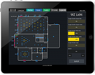 iRidium-based project (My Smarthome). Control interface