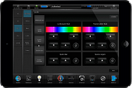 iRidium-based project (Villa Montem Capere ). Control interface