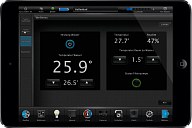 iRidium-based project (Villa Montem Capere ). Control interface