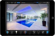 iRidium-based project (Villa Montem Capere ). Control interface