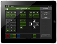 iRidium-based project (My Smarthome). Control interface